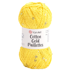 YarnArt Cotton Gold Paillettes 7106  -    