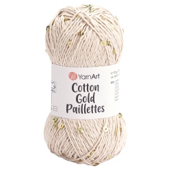 YarnArt Cotton Gold Paillettes 7104  -    