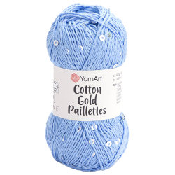 YarnArt Cotton Gold Paillettes 7110  -    