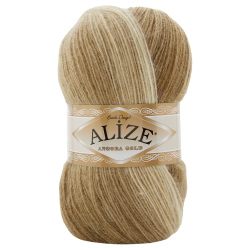 Alize Angora gold batik 8054 бежевый Alize Angora gold batik 8054 бежевый