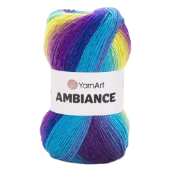 YarnArt Ambiance 153 жёлтый бирюзовый фиолетовый - интернет магазин Стелла Арт YarnArt Ambiance 153 жёлтый бирюзовый фиолетовый - интернет магазин Стелла Арт
