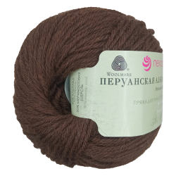 Пехорка Перуанская альпака 251 коричневый - интернет магазин Стелла Арт Пехорка Перуанская альпака 251 коричневый - интернет магазин Стелла Арт