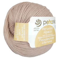 Пехорка Перуанская альпака 431 бежевый меланж - интернет магазин Стелла Арт Пехорка Перуанская альпака 431 бежевый меланж - интернет магазин Стелла Арт