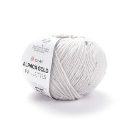 YarnArt Alpaca Gold Paillettes 9303 c�����-����� - �������� ������� ������ ���