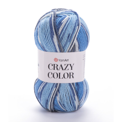 YarnArt Crazy color 134 ������� �����