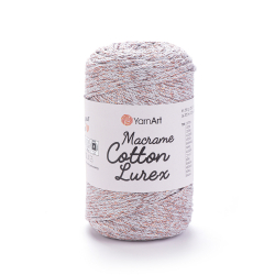 YarnArt Macrame cotton lurex 727 ������� c ������� - �������� ������� ������ ���