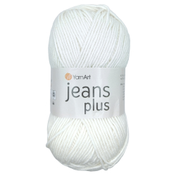 YarnArt Jeans plus 01 ����� ������ - �������� ������� ������ ���