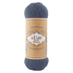 Alize Superwash Artisan 370 серый джинс - интернет магазин Стелла Арт