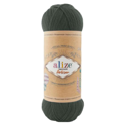 Alize Superwash Artisan 546 темно-зеленый - интернет магазин Стелла Арт