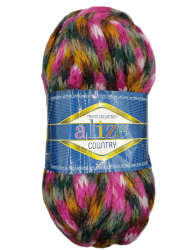 Alize Country new 5802 розовый коричневый серый