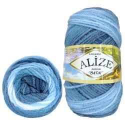 Alize Burcum batik 1899 синий голубой