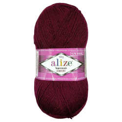 Alize Superwash comfort 578 бордовый - интернет магазин Стелла Арт