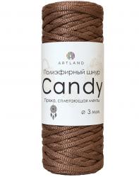 Artland Candy полиэфирный шнур 3 мм 29 светло-коричневый 1 моток - интернет магазин Стелла Арт