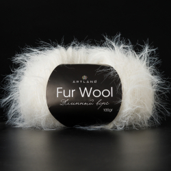 Artland Fur Wool 01 белый - интернет магазин Стелла Арт