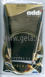 Addi 105-7/10-120 Спицы металлические круговые супергладкие 120 см №10