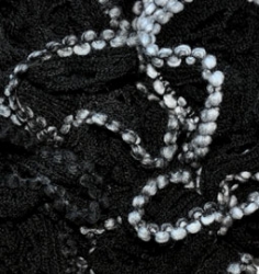 Alize Dantela wool 1490 черный белый - 1 упаковка - интернет магазин Стелла Арт