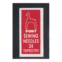 Pony 05162 Иглы ручные Sewing NeedlesTapestry "Золотое ушко" № 24, 25 шт. - интернет магазин Стелла Арт