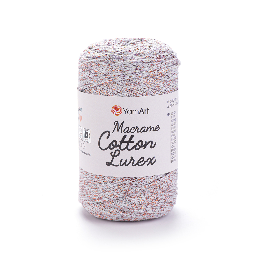YarnArt Macrame cotton lurex 727 ������� c �������