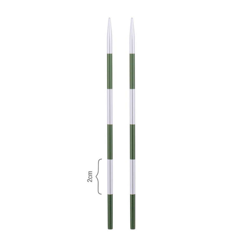 KnitPro 42141 Спицы съемные алюминиевые Smartstix для длины тросика 20-28 см №3