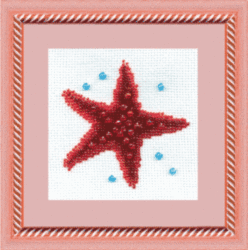 Чарівна Мить Б-018 Набор для вышивки бисером Морская звезда