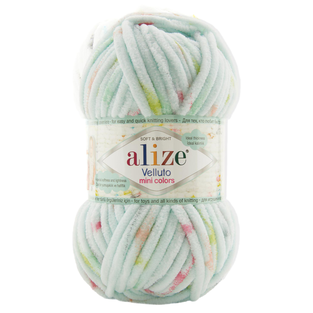 Alize Velluto mini colors 8118 ������