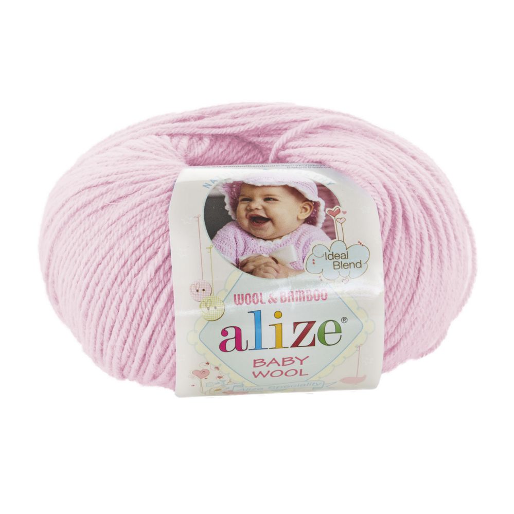 Alize Baby wool 185 светло-розовый