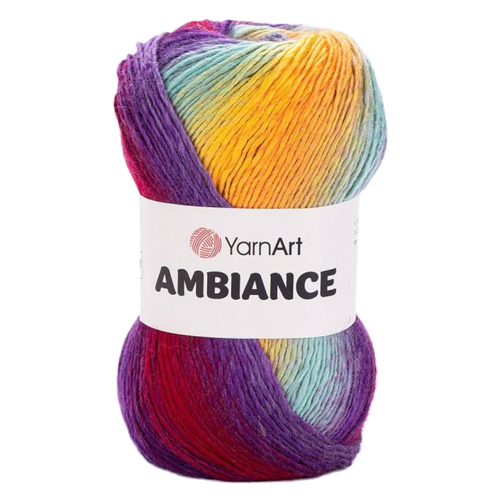 YarnArt Ambiance 154 жёлтый бордовый фиолетовый