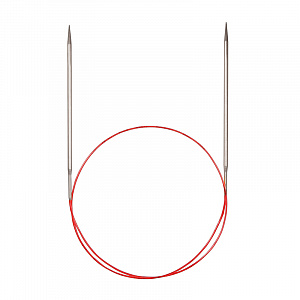 Addi 775-7/5.5-60 Спицы никелированные круговые с удлиненным кончиком 60 см №5.5