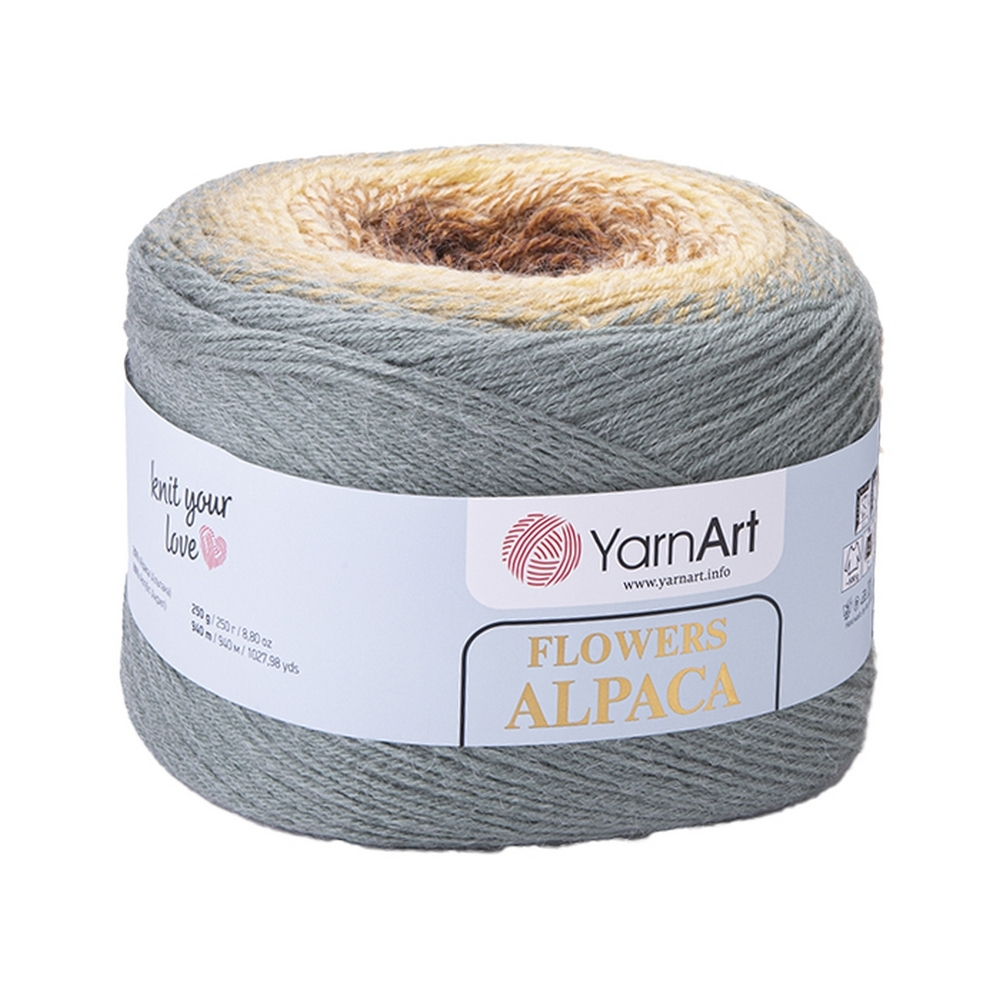 YarnArt Flowers Alpaca 416 ������� �����