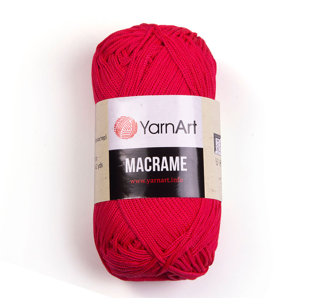 YarnArt Macrame 163 ярко-красный