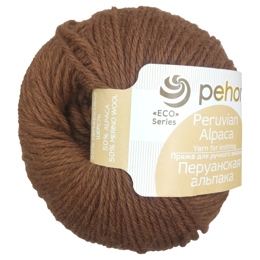 Пехорка Перуанская альпака 416 св. коричневый