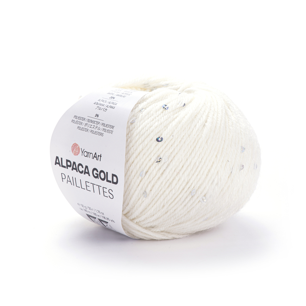 YarnArt Alpaca Gold Paillettes 9301 �����