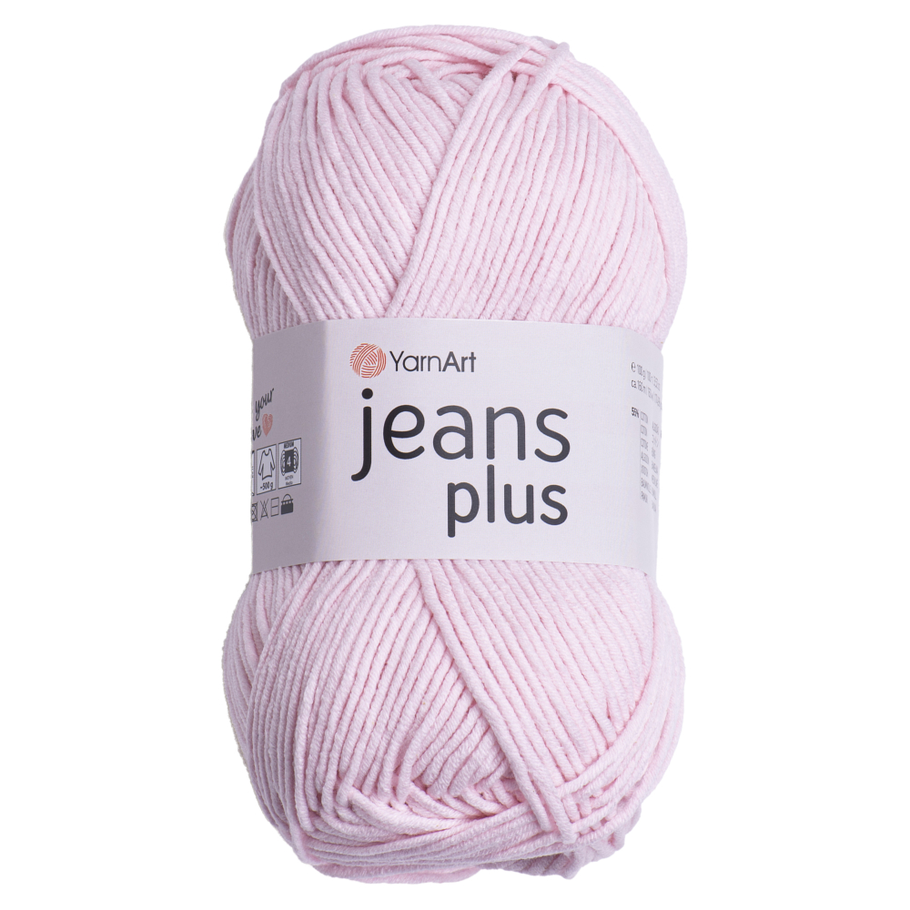 YarnArt Jeans plus 18 светлая пудра