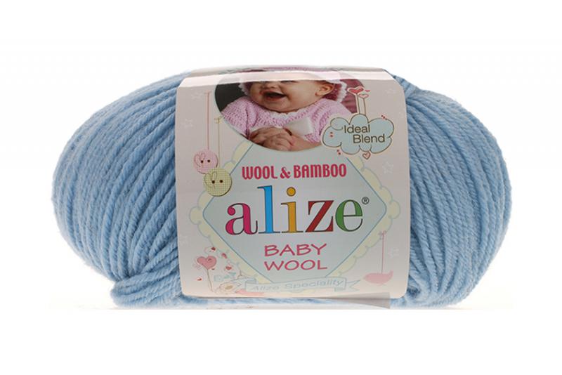 Alize Baby wool 350 голубой