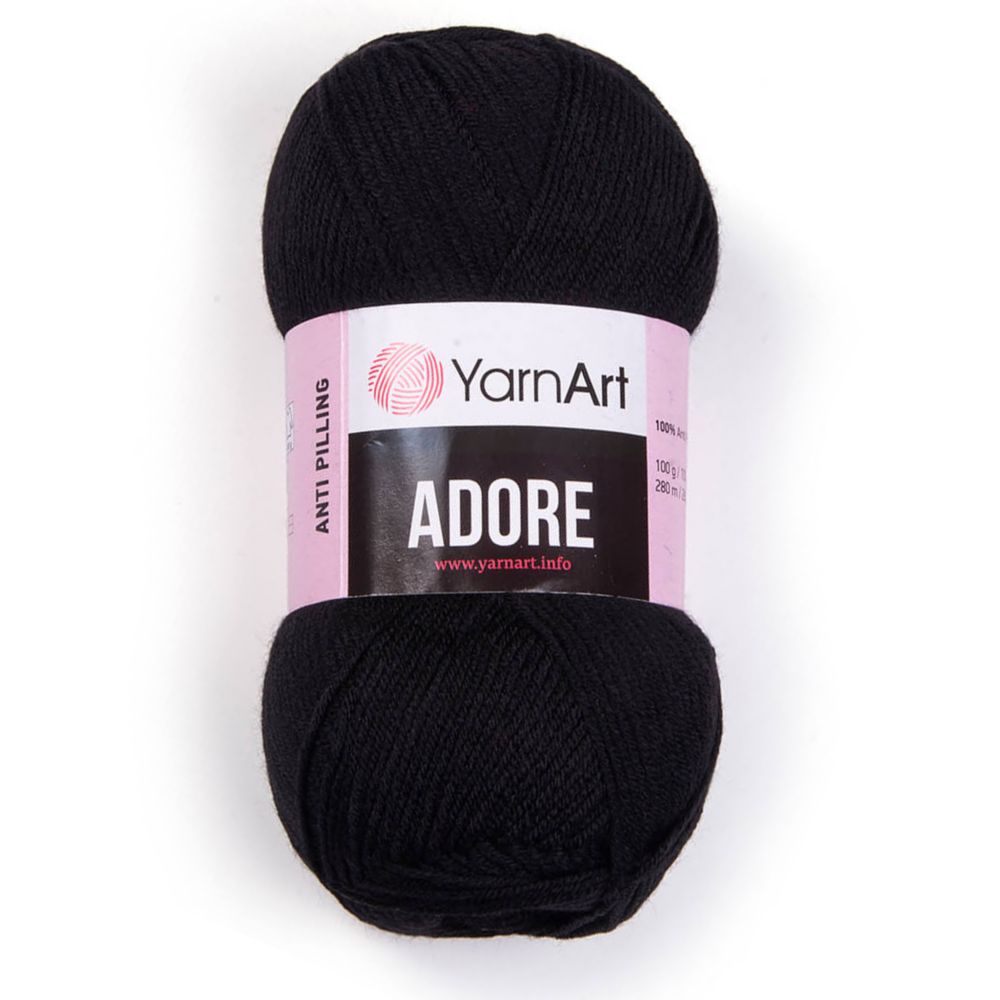 YarnArt Adore 354 черный