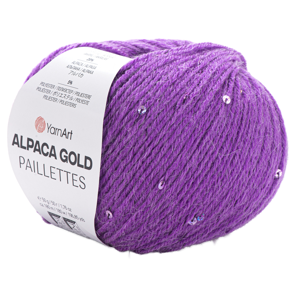 YarnArt Alpaca Gold Paillettes 9308 