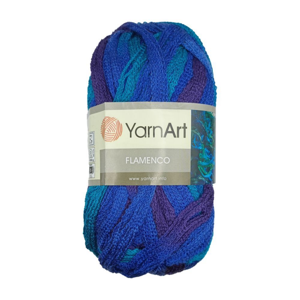 YarnArt Flamenco 216 бирюзово-синий 1 упаковка