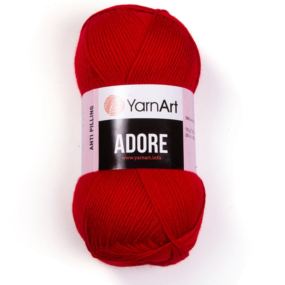 YarnArt Adore 352 красный