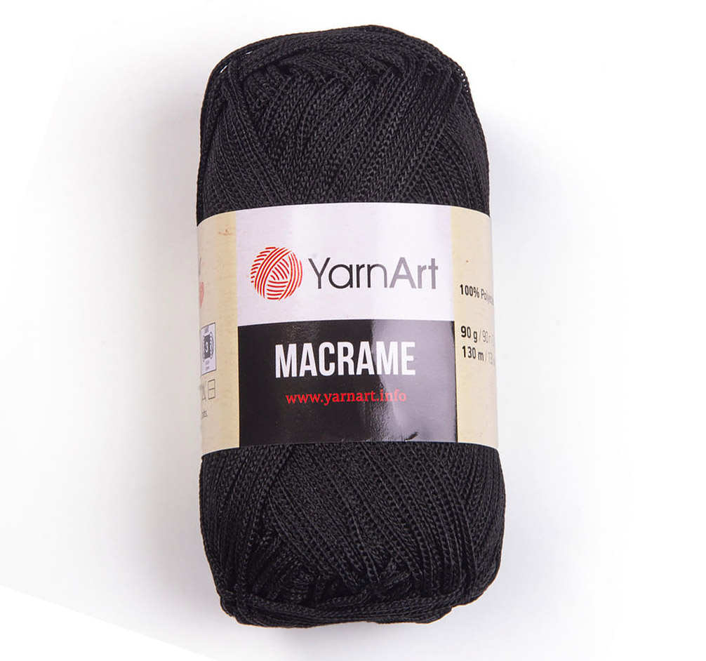 YarnArt Macrame 148 черный