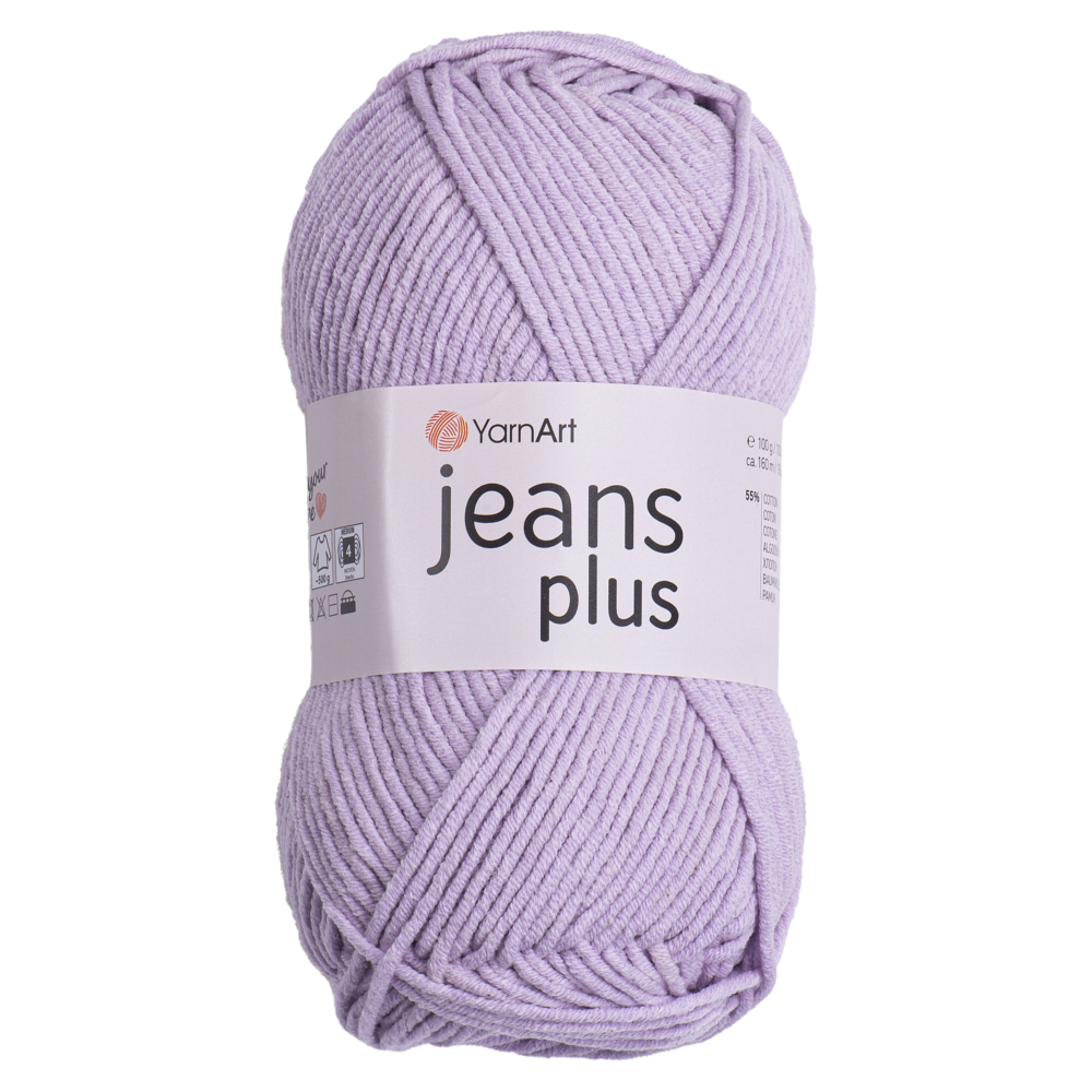 YarnArt Jeans plus 19 светлая сирень