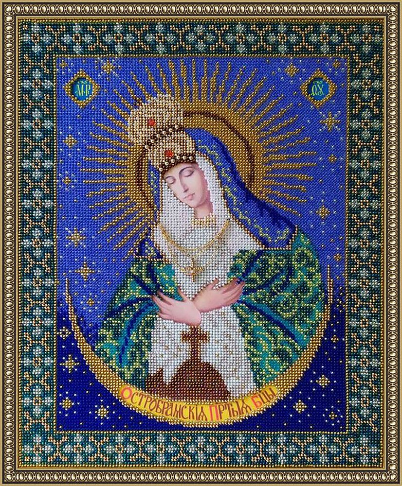 Galla Collection И 019 Набор для вышивания Икона Божией Матери «Остробрамская»