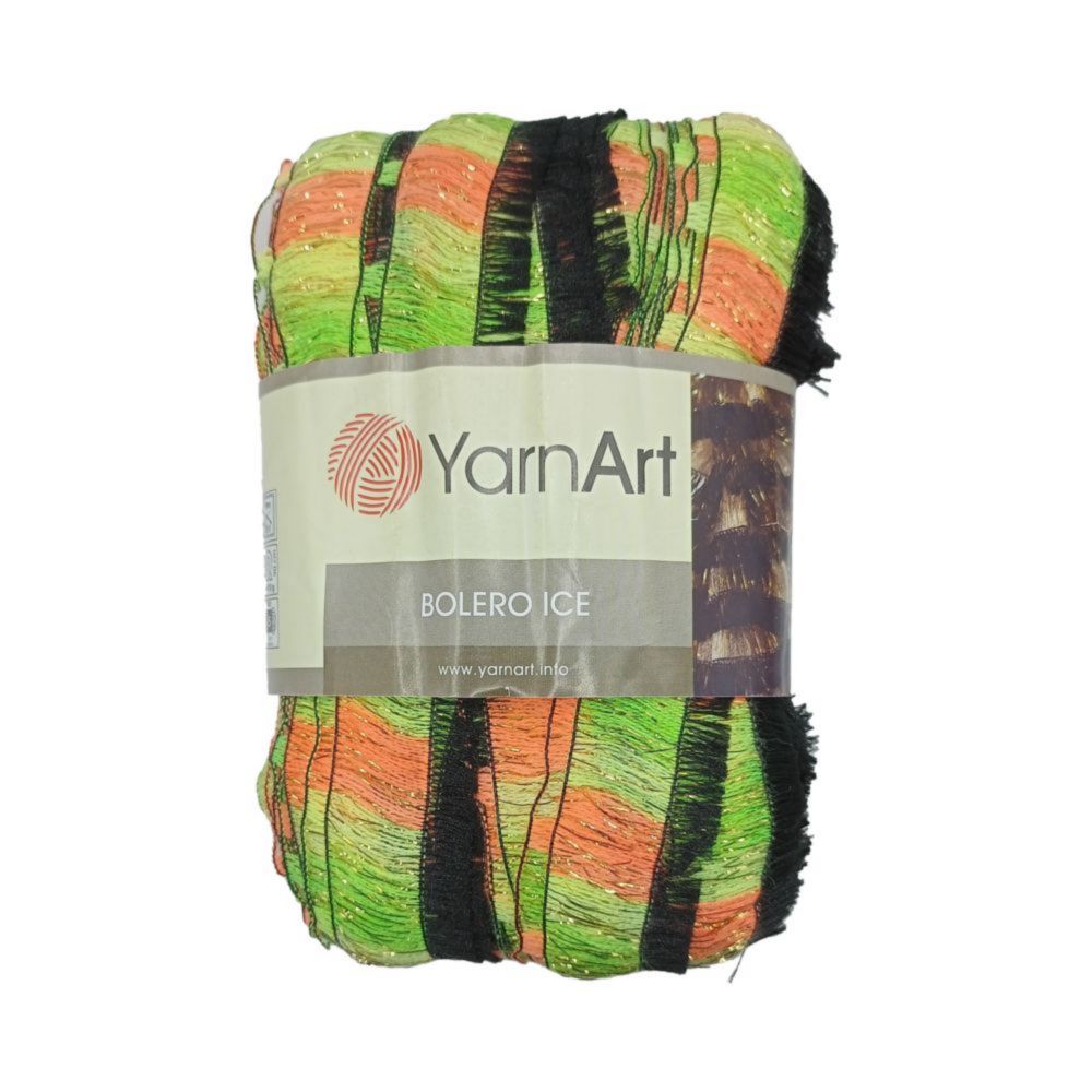 YarnArt Bolero ice 781 оранжево-зеленый 1 упаковка