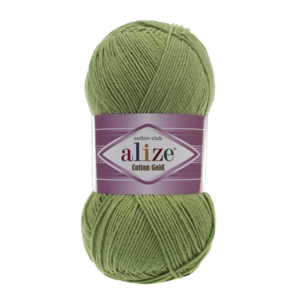 Alize Cotton gold 485 зеленый