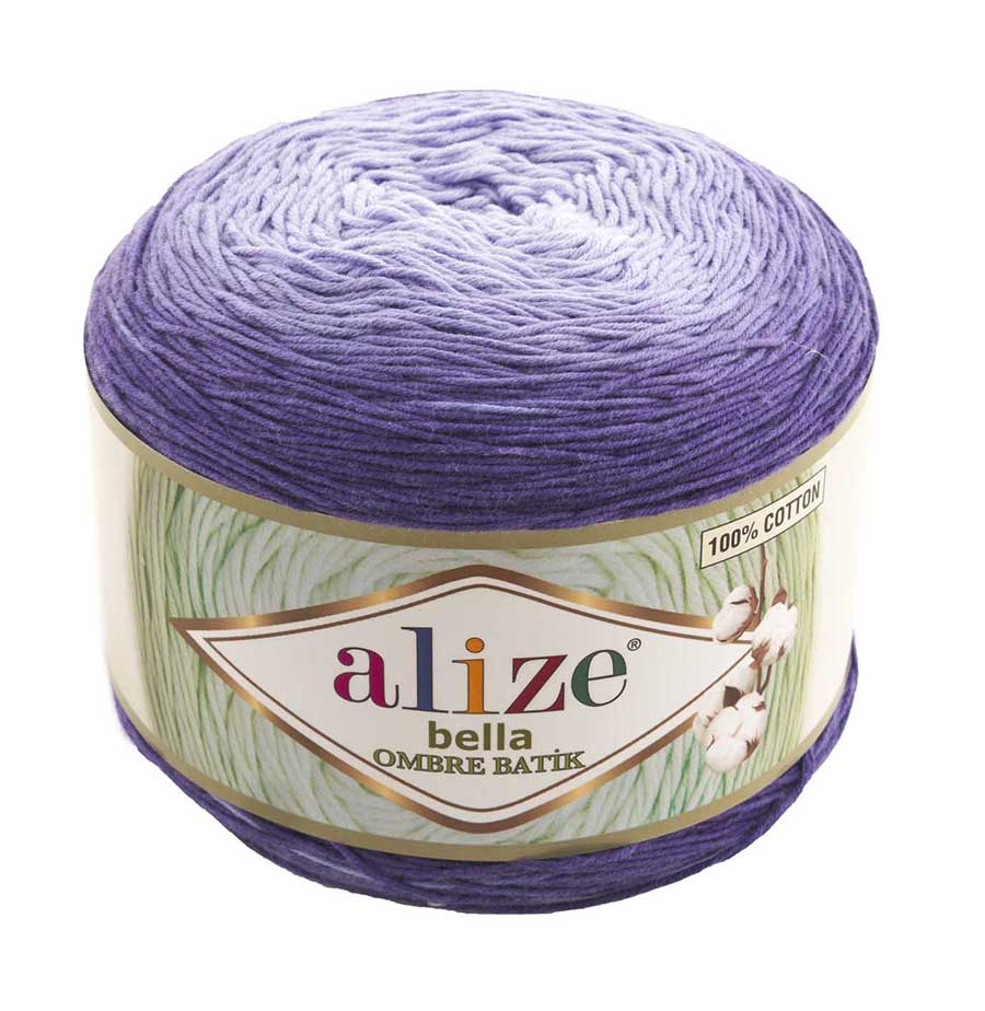 Alize Bella Ombre batik 7406 сиреневый