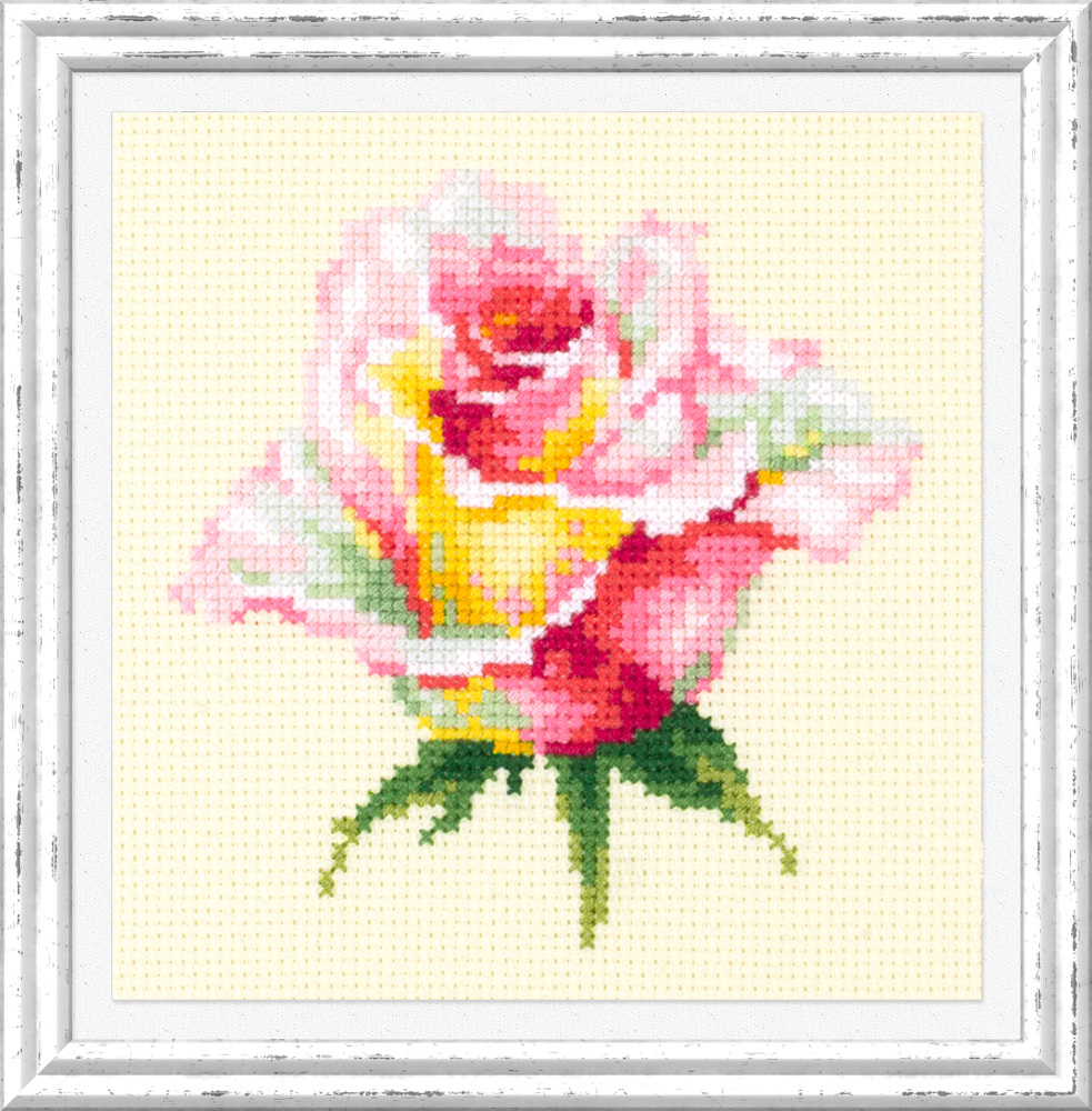 150-004 Набор для вышивания «Чудесная игла»  Нежная роза