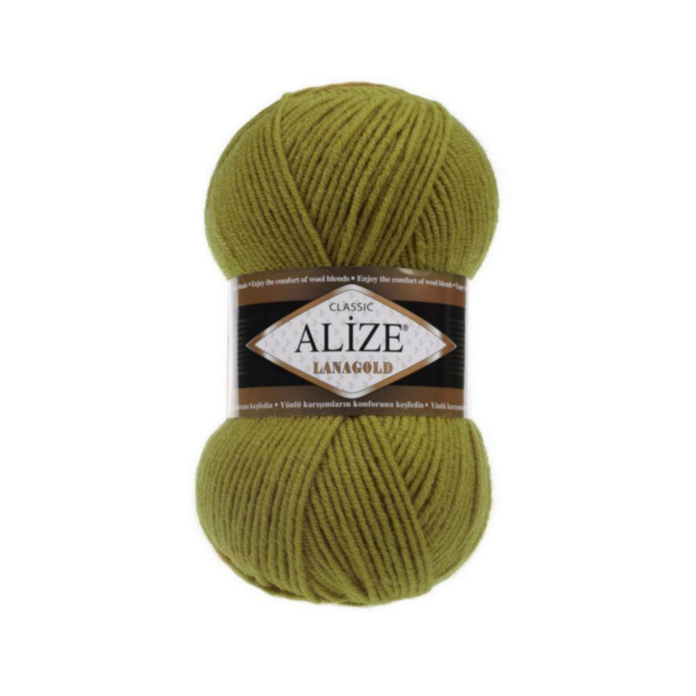 Alize Lanagold classic 758 оливковый