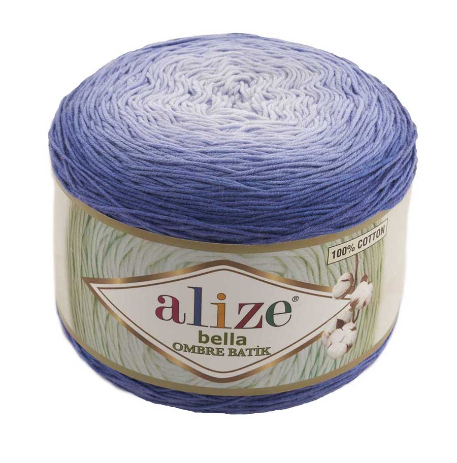Alize Bella Ombre batik 7407 синий
