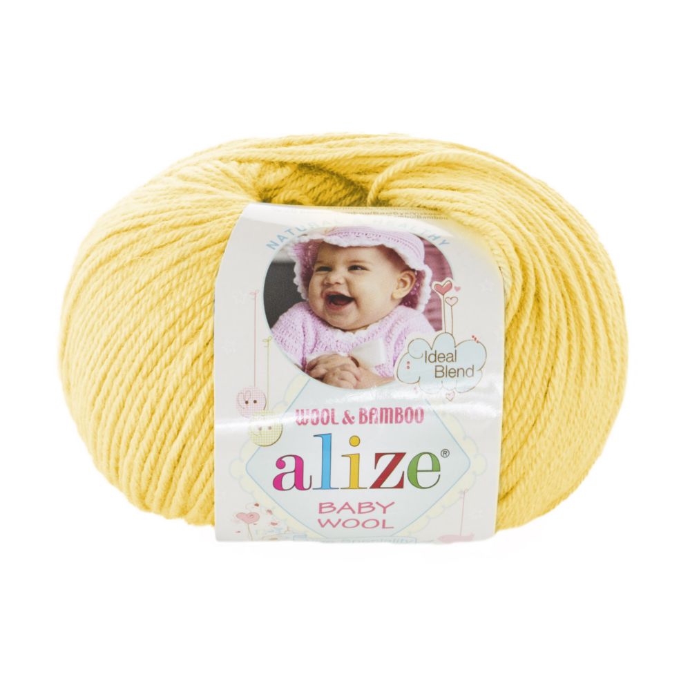 Alize Baby wool 187 лимонный