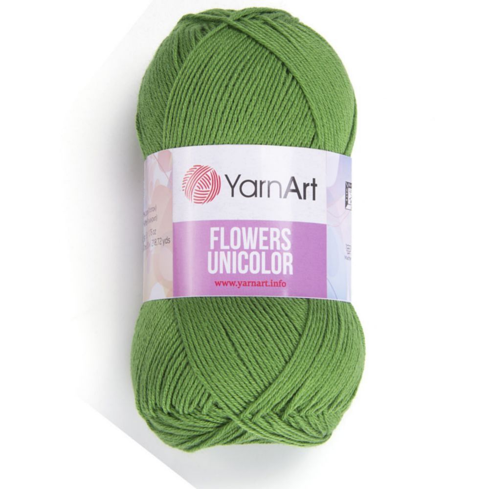 YarnArt Flowers Unicolor 759 светло-зеленый