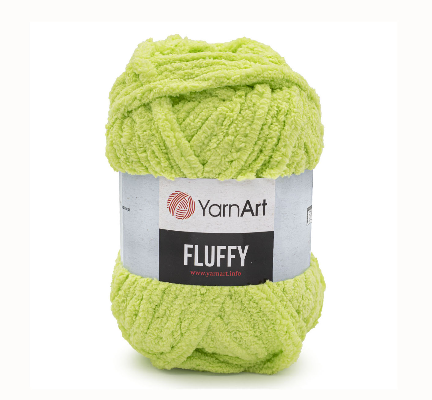 YarnArt Fluffy 717 салатовый